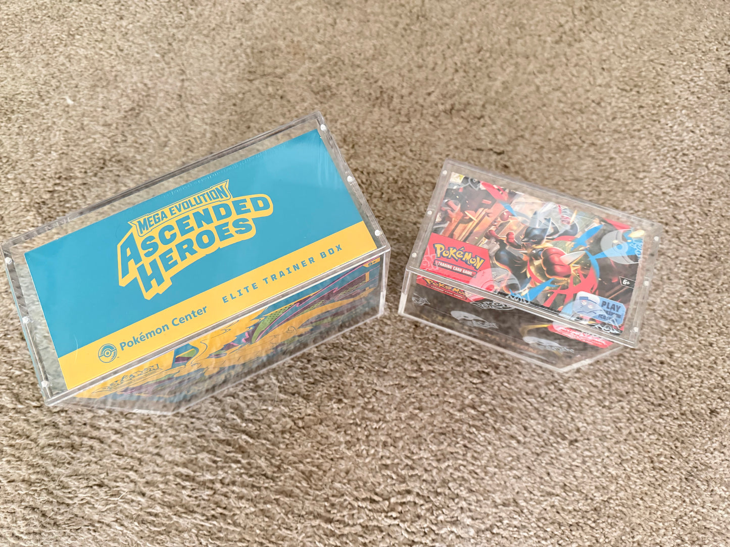 Acrylic Cases for Elite Trainer Boxes & Booster Boxes