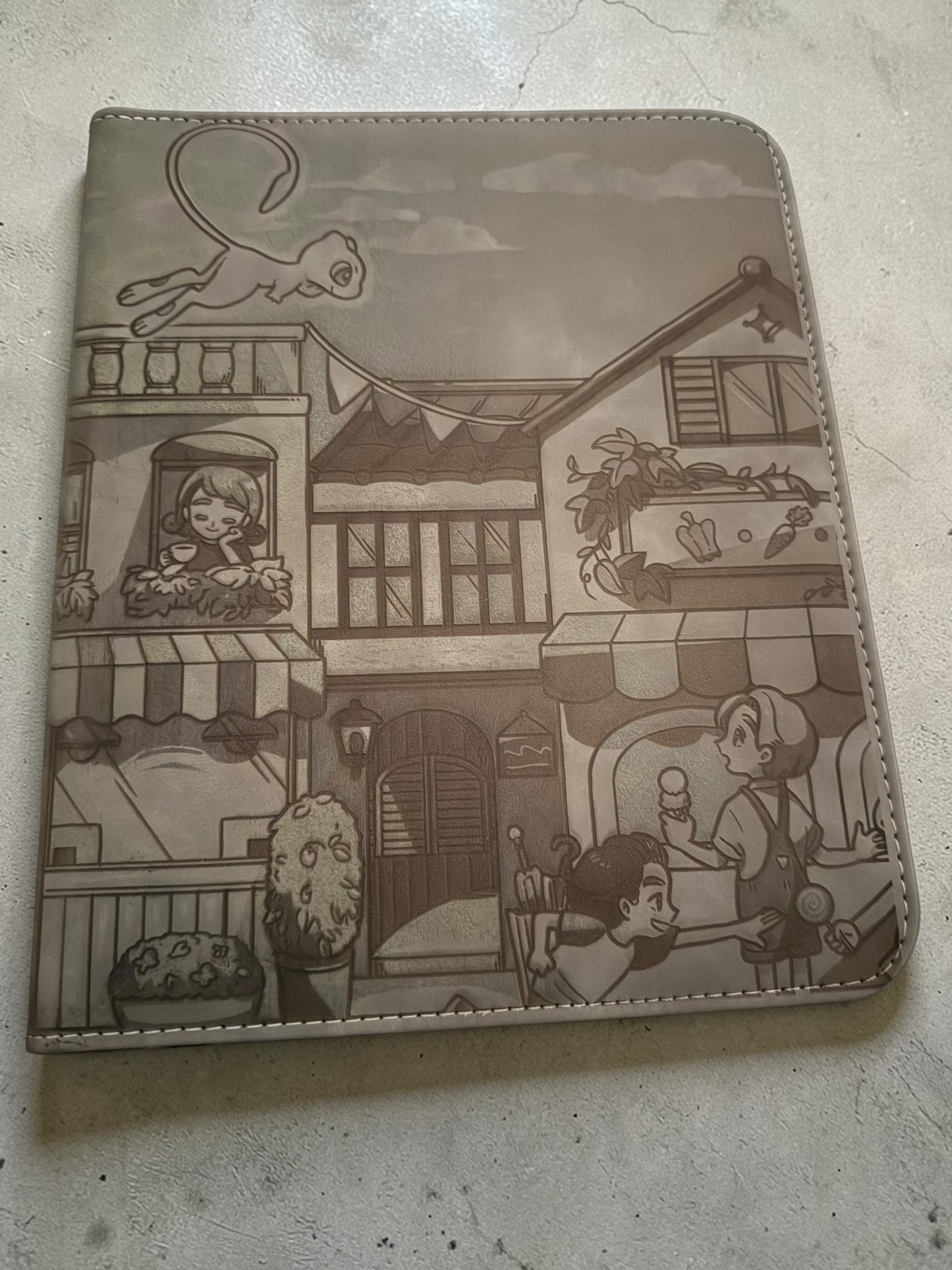 4 Pocket Top Loader Engraved Binder