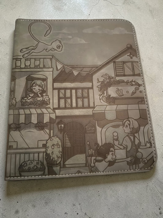 4 Pocket Top Loader Engraved Binder