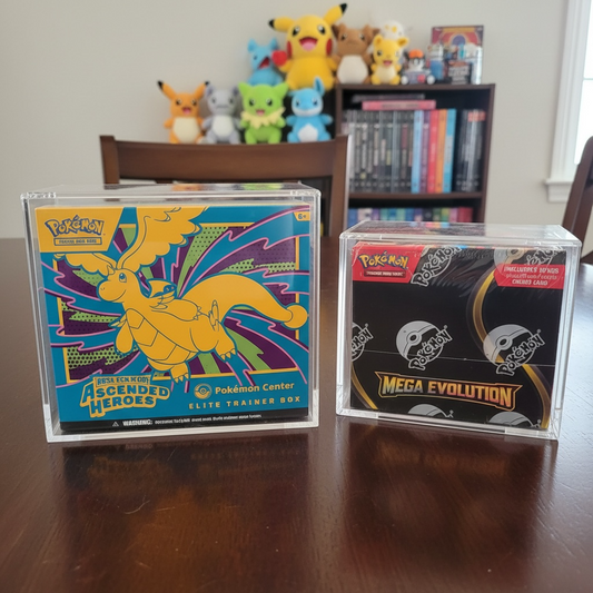 Acrylic Cases for Elite Trainer Boxes & Booster Boxes