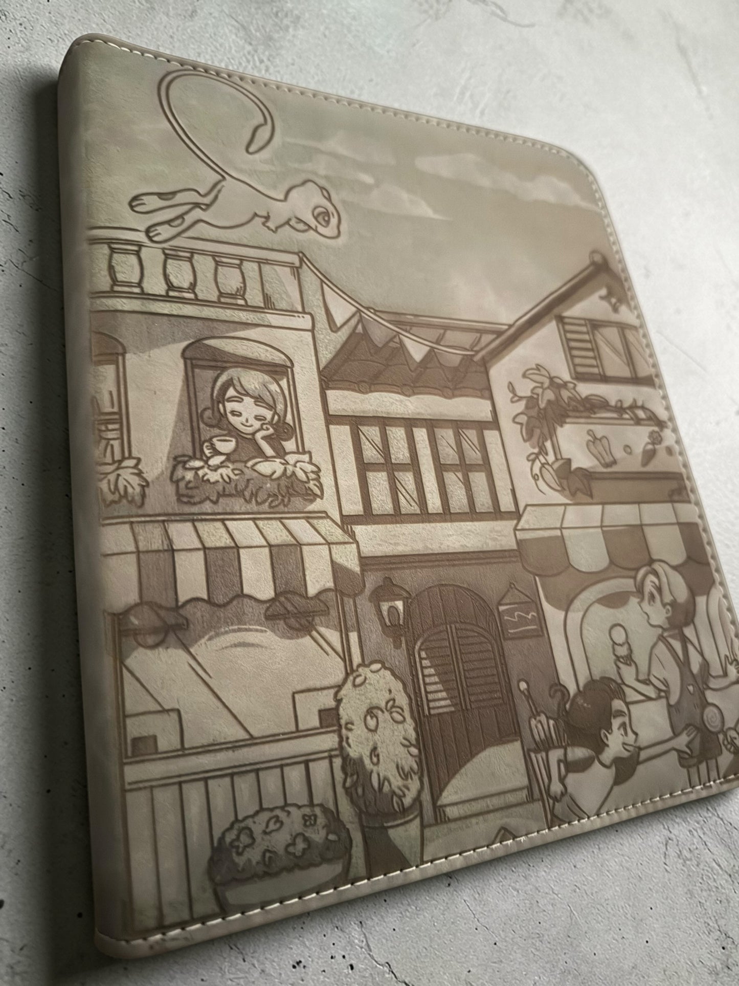 4 Pocket Top Loader Engraved Binder