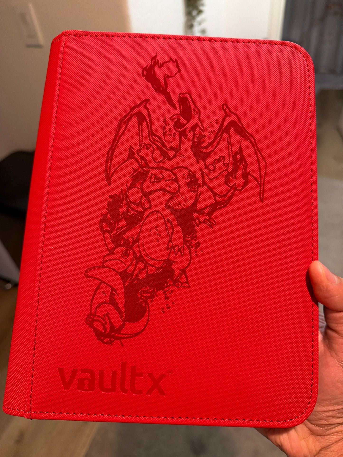 9 Pocket Customized VaultX Binder Engraving