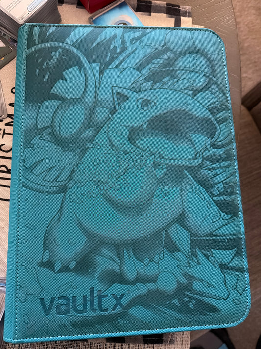 9 Pocket Customized VaultX Binder Engraving