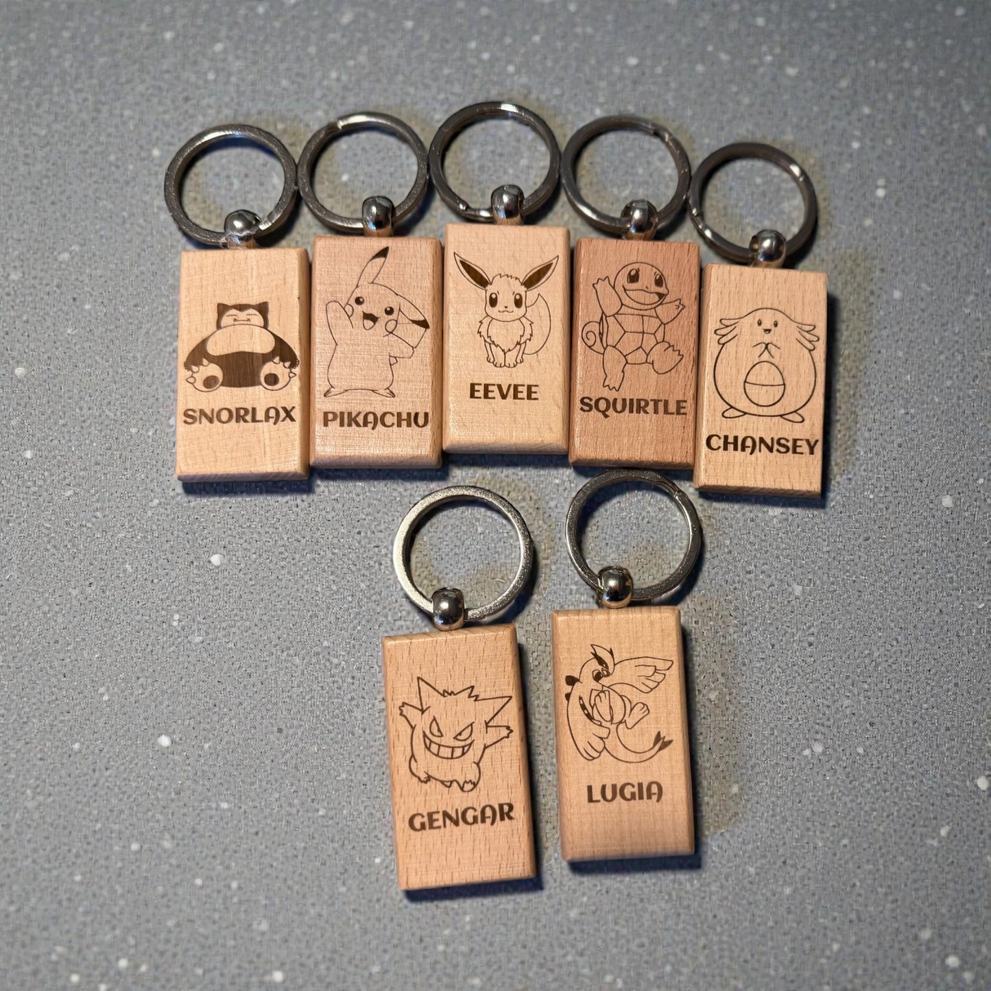Custom Engraved Wooden Keychains